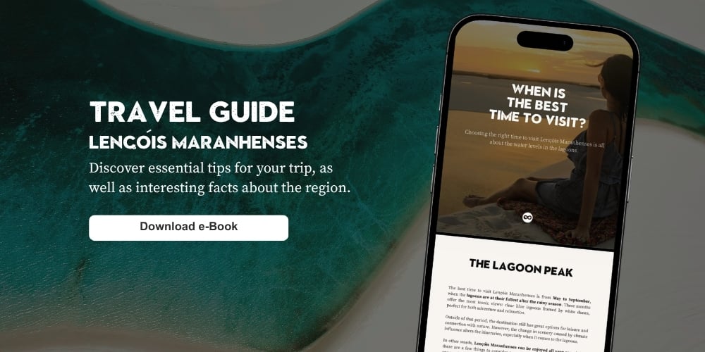 Download the PlanetaEXO e-book to plan your Lençóis Maranhenses vacation