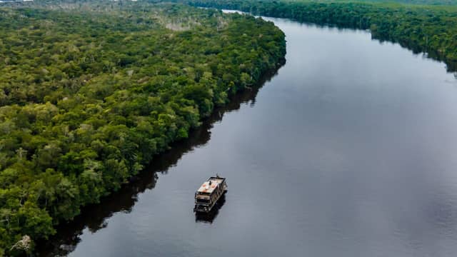 Riverboat on the Amazon