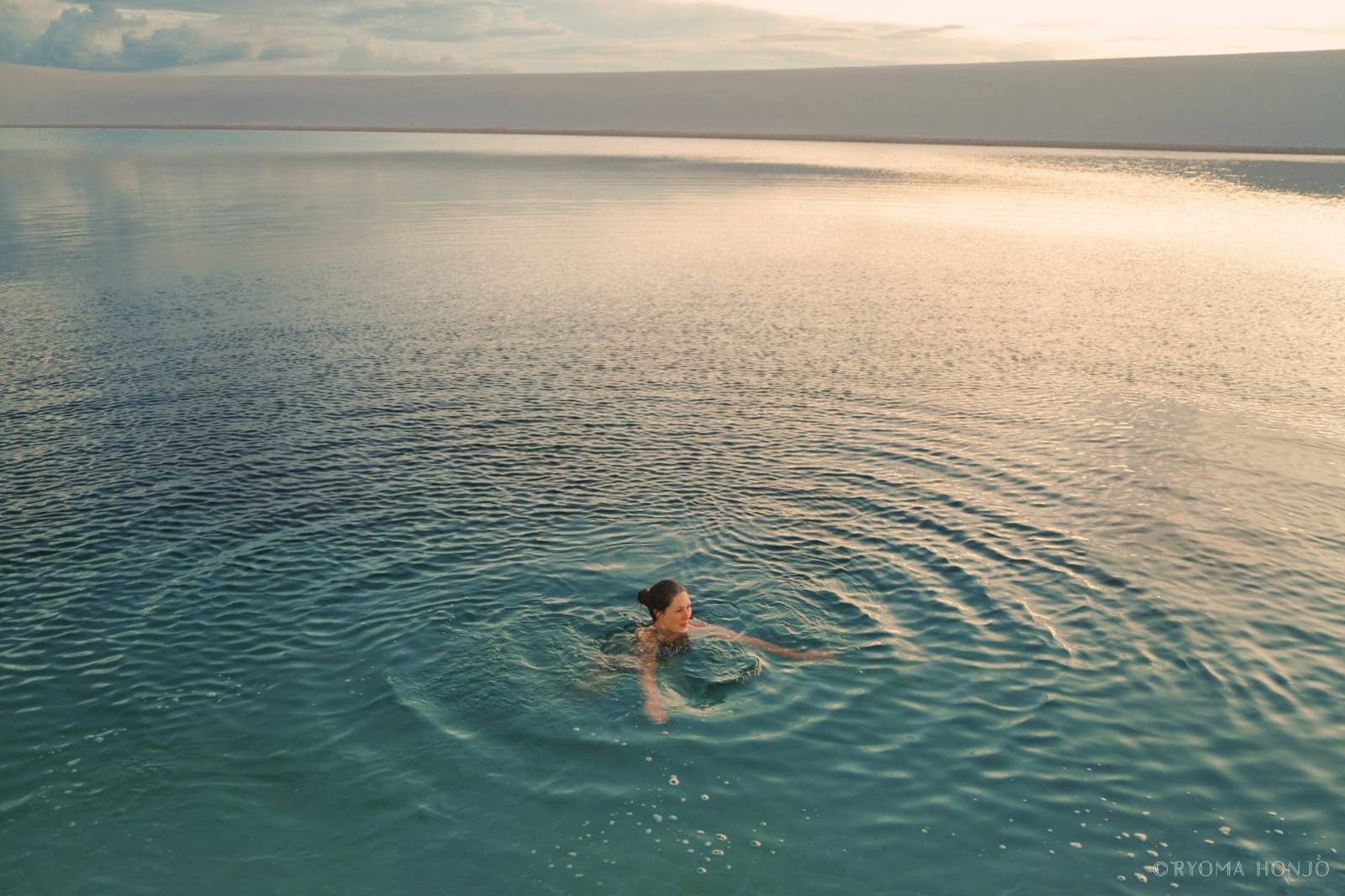 You, the water, and about a million square metres of quiet. Photo: Ryoma Honjo Photo 4