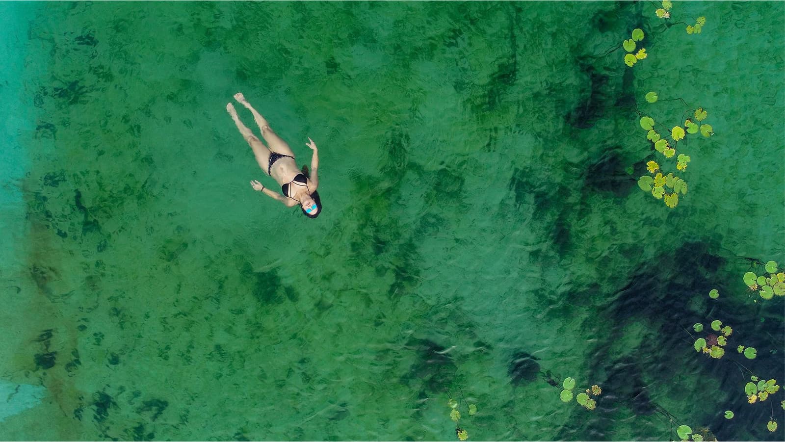 Floating in water this clear, you start to wonder if the sky moved down. Photo 5