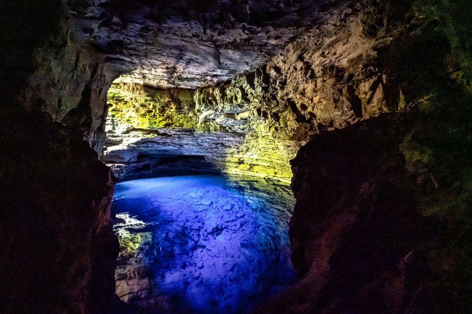 Electric colour floods the silence of ancient limestone. Photo: Rudolf Ernst Photo 1