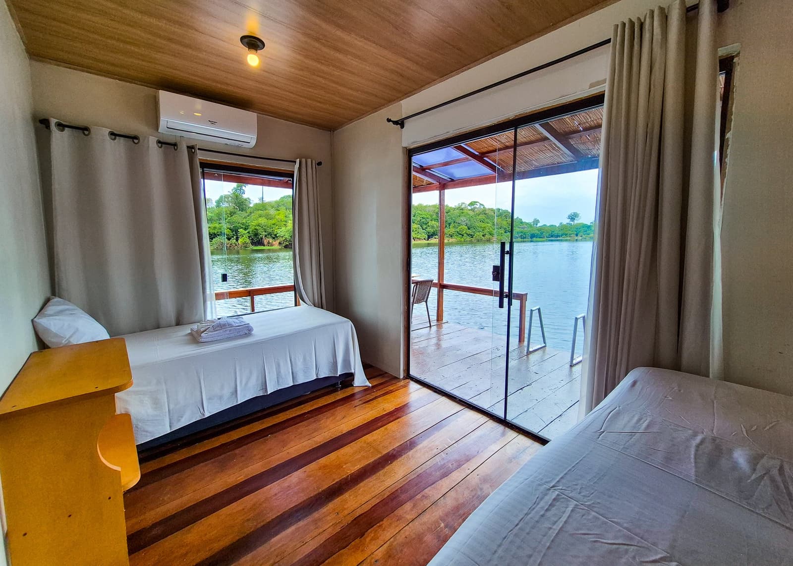 Fall asleep to the sound of the river, wake up to the forest. Photo 1