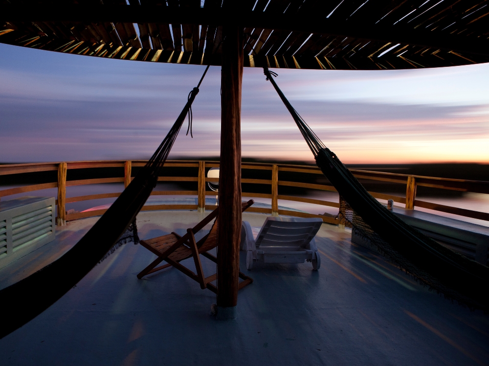 Terrasse bateau - Amazonie