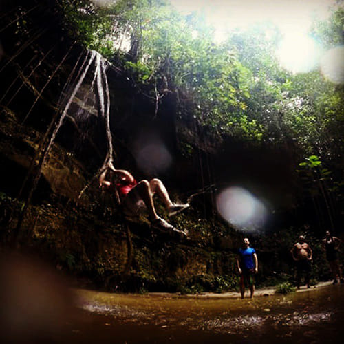 Activities in the Amazon jungle
