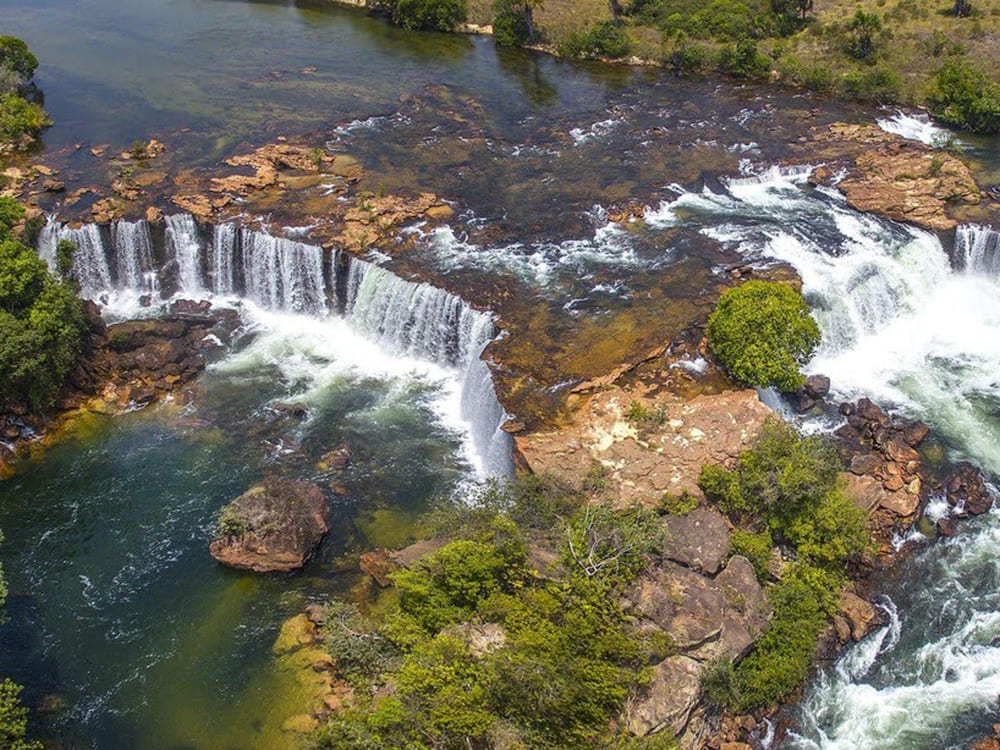 Chute d'eau - parc d'État de Jalapão