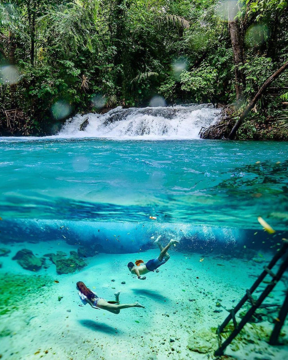 Brasilien Jalapão - schwimmen