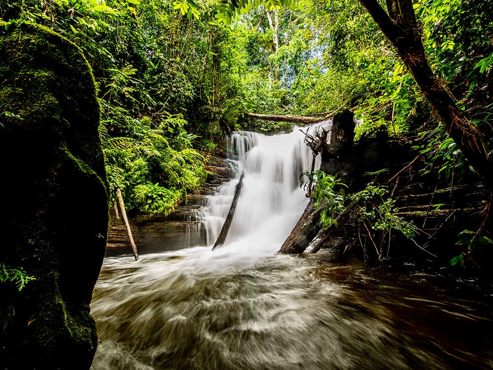 Amazonas Kajaktour Brasilien - Lua Branca Wasserfall