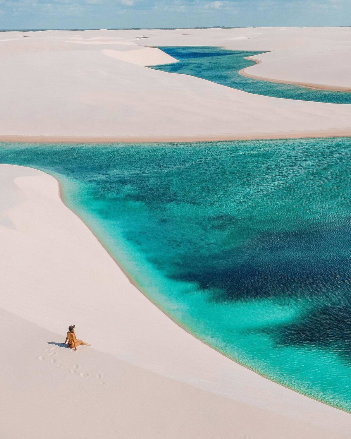 Trekking Lençóis Maranhenses - mergulho