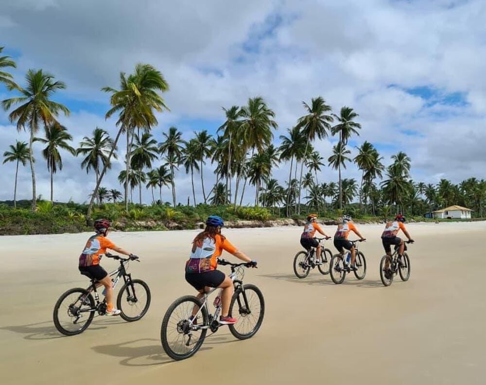 Tour cycliste de la route du cacao de Bahia au Brésil.