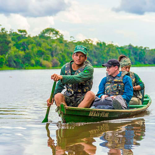 Bootsfahrt Amazonas Regenwald
