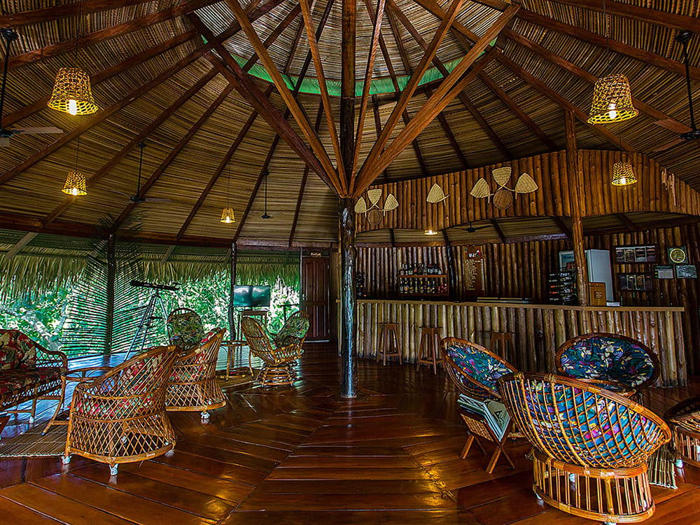 Gemeinschaftsbereich Lodge Amazonas
