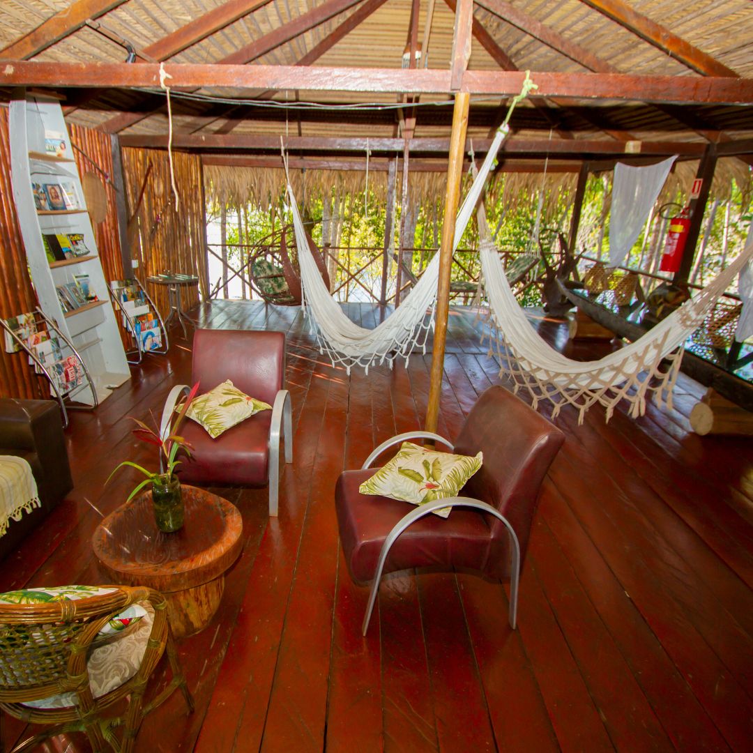 Aufenthaltsraum Lodge Amazonas