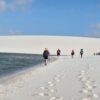 Trekking Lençóis Maranhenses saindo de Atins