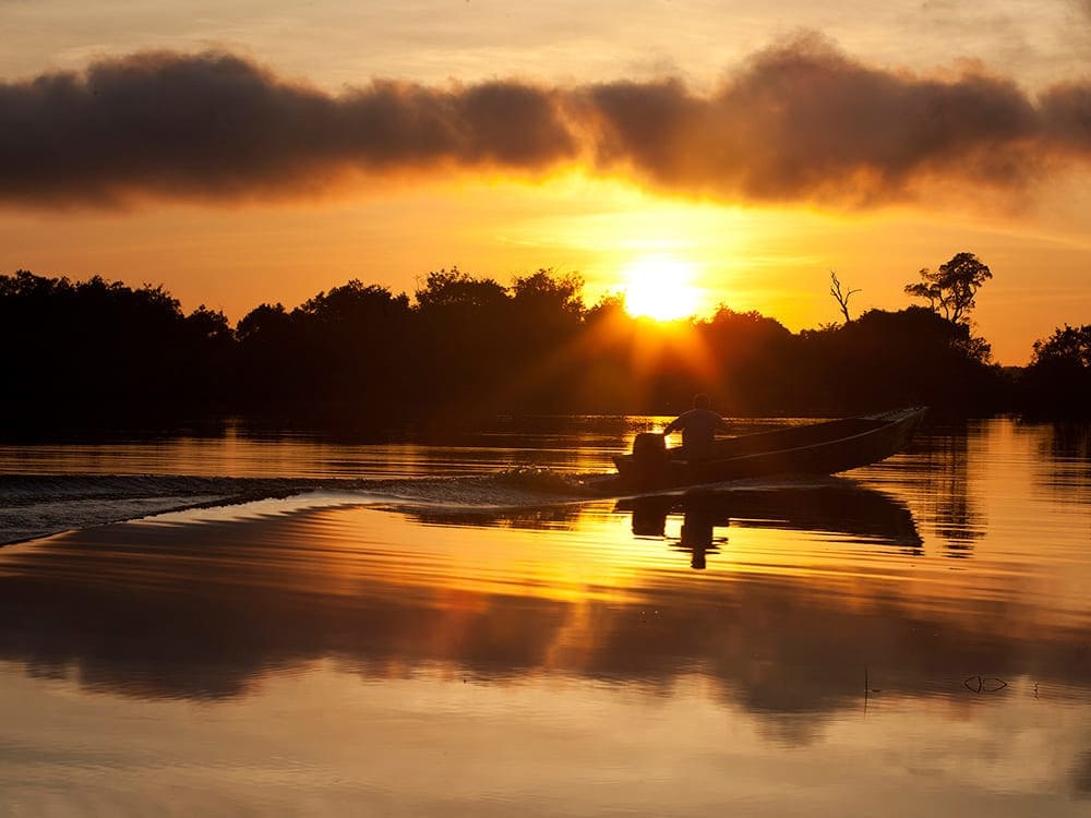 Sonnenuntergang Amazonas Brasilien