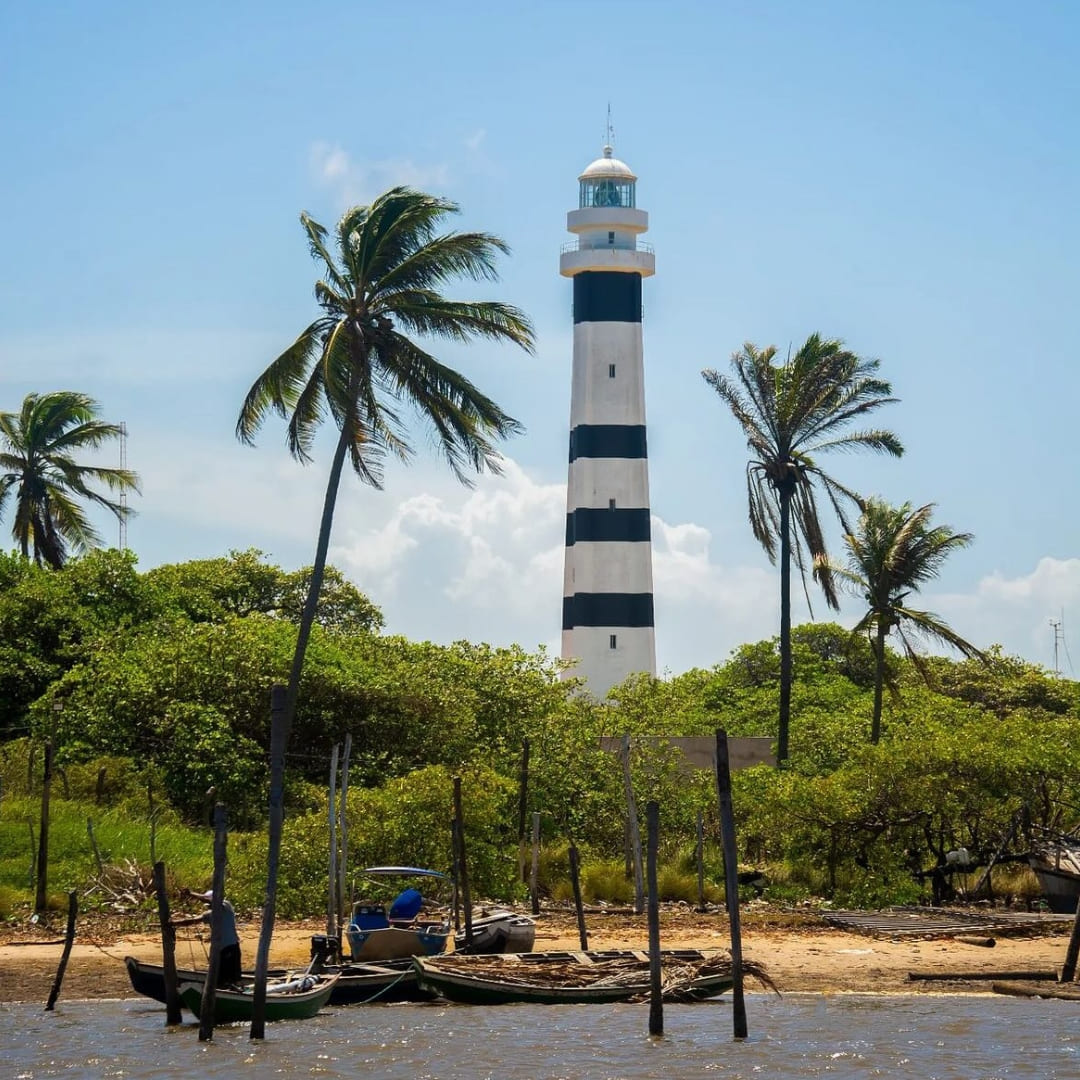Leuchtturm von Vassouras in Lençóis Maranhenses, Brasilien