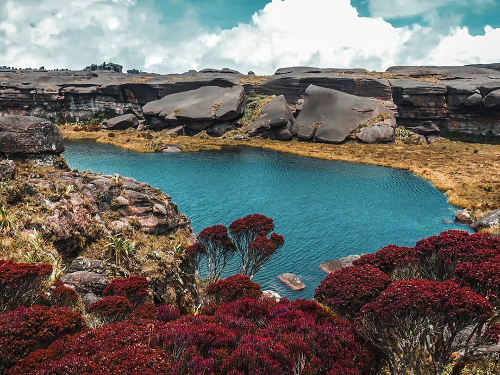 Lake Gladys - Het grootste meer op het plateau van Mount Roraima