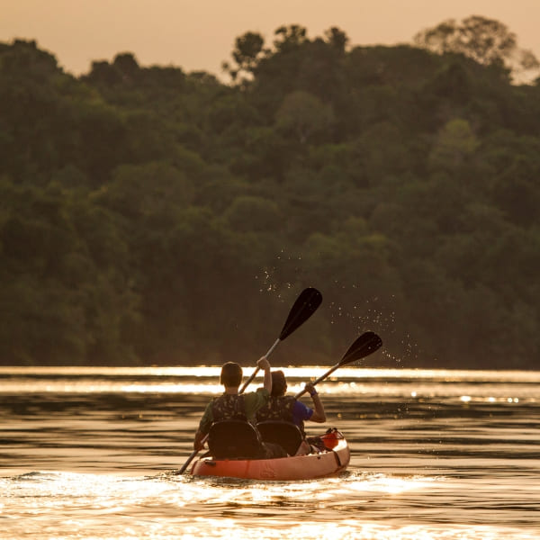 Canoë en Amazonie