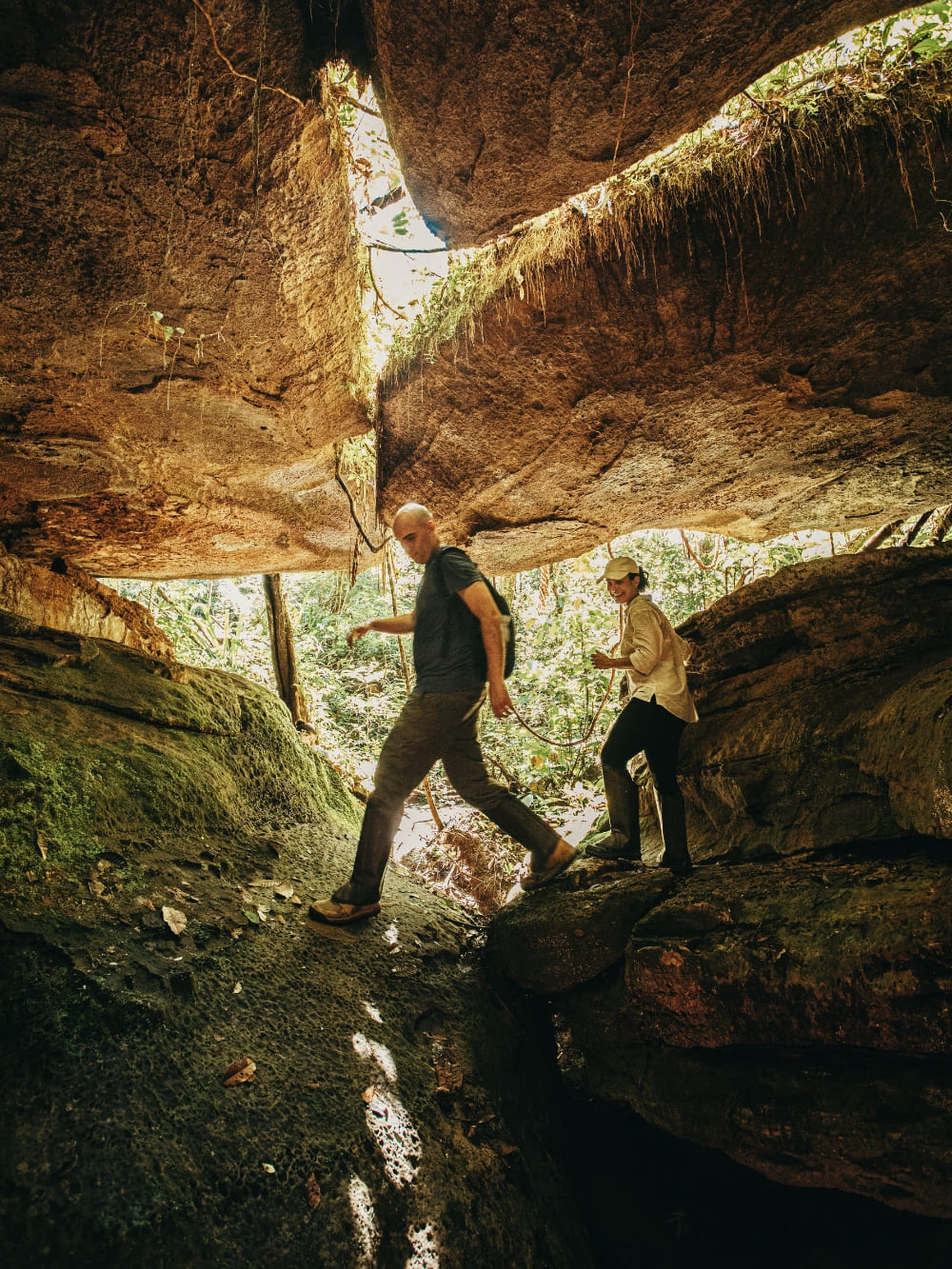 Grotten Amazonewoud