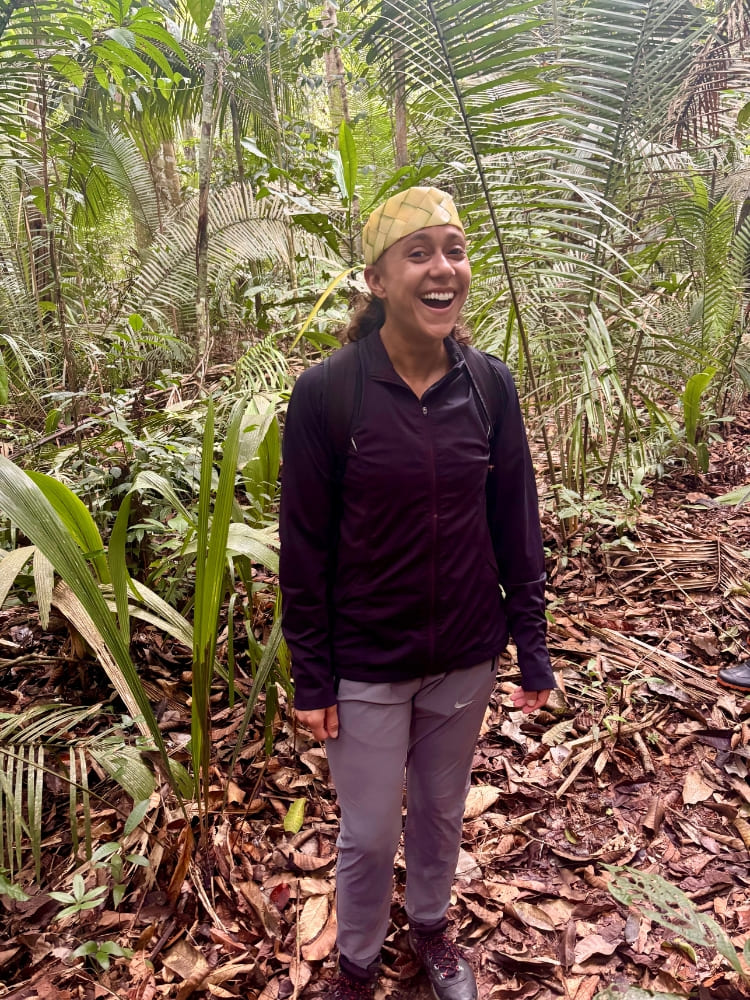 Woman in the Amazon Rainforest
